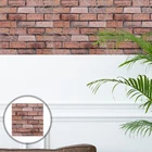5pcs 3d Wall Decor Faux Brick Wall Panels Peel And Stick Backsplash Waterproof
