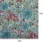 Indian Cotton Hand Block Tree Print Fabric Sewing Craft Running 3 Yard Material