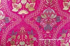 Indian Hand Block Print Pink 100% Cotton Women Dress Material Craft Fabric 3 YD